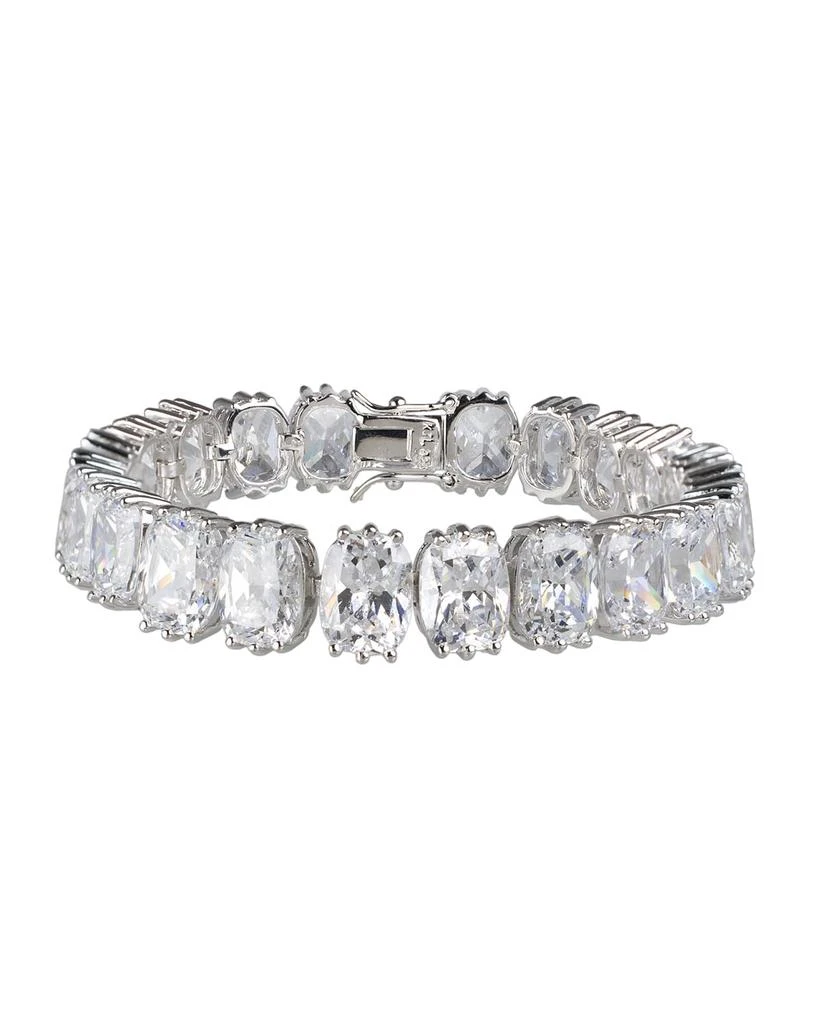 Golconda by Kenneth Jay Lane Oval Cubic Zirconia Tennis Bracelet 1