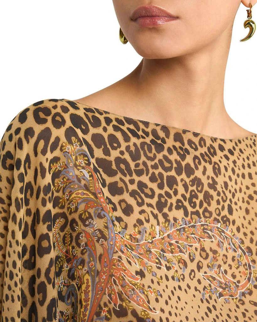 ETRO Silk Poncho Top 3