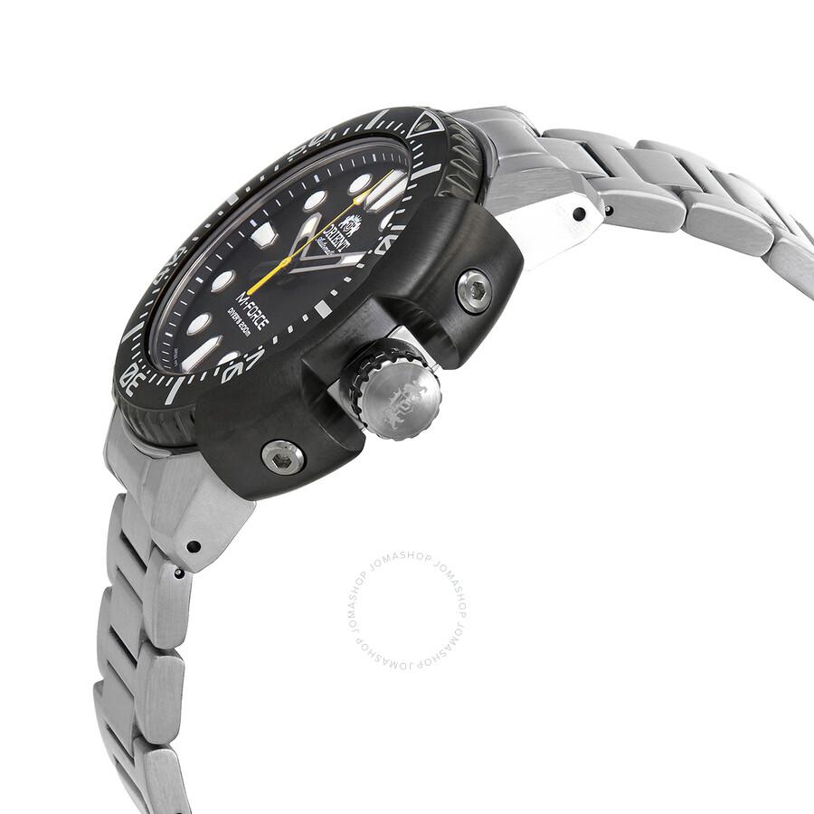 Orient Star Open Box - Orient M-Force Automatic Black Dial Men's Watch RA-AC0L01B00B