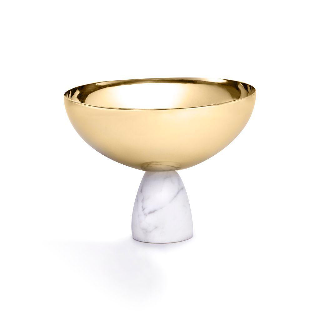 ANNA New York Coluna Nut Bowl Marble & Gold