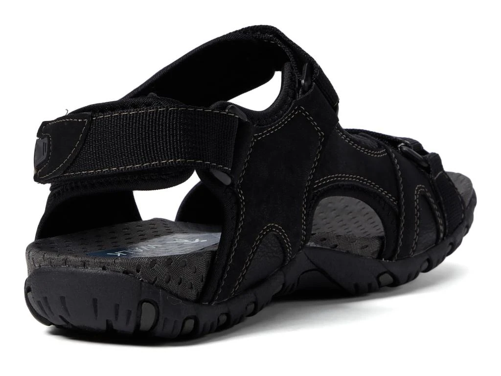 Nunn Bush Men\'s Shoes Rio Bravo hook and loop Lightweight Sandals Black Nunn Bush Shoes Rio Bravo Hook and Loop Sandals Men main image 4