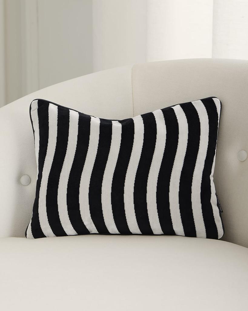 Christian Lacroix Roubine Velvet Pillow, 12" x 16"