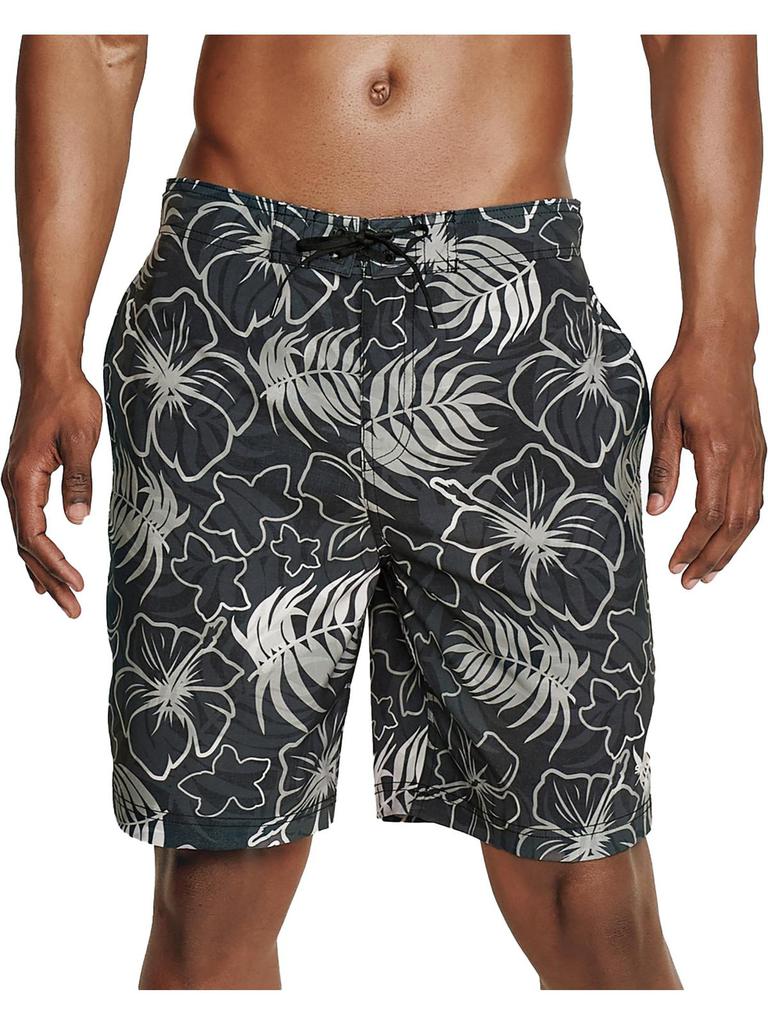 Speedo Mens Floral Print Recycled Polyester Swim Trunks