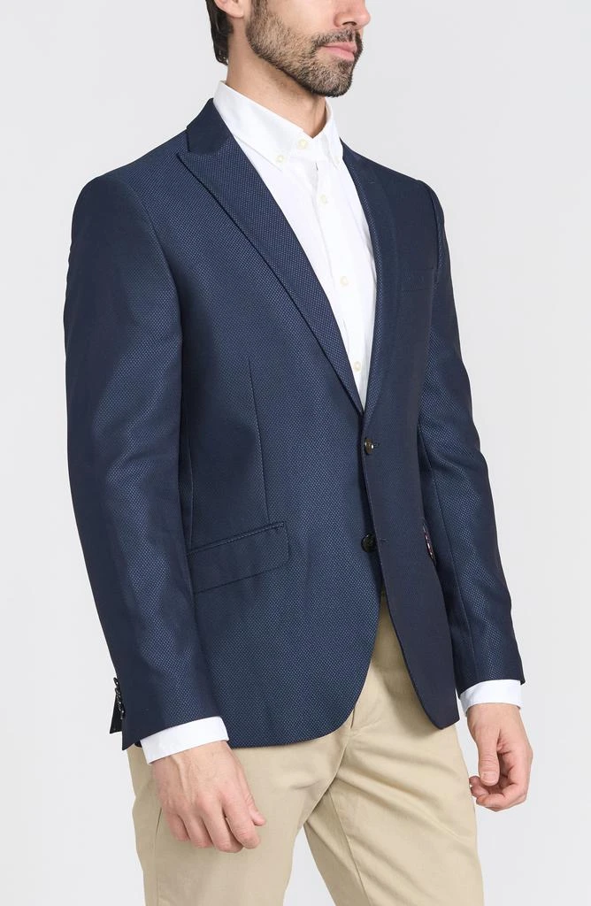 SAVILE ROW CO Slim Fit Geometric Printed Sport Coat 9