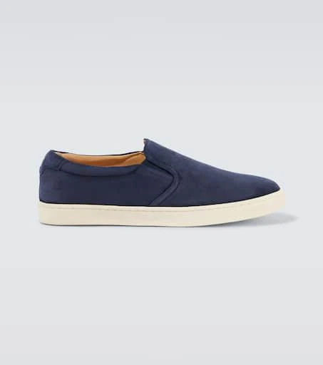 Brunello Cucinelli Suede slip-on sneakers 1