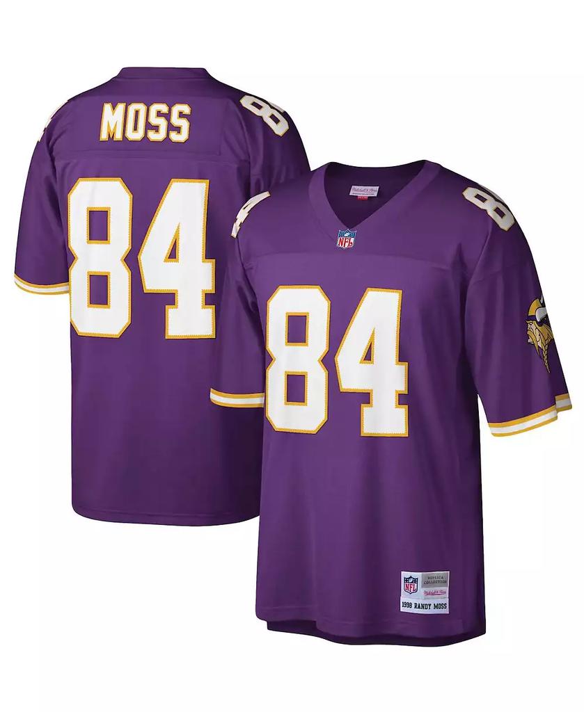 Mitchell and Ness Men's Randy Moss Purple Minnesota Vikings Legacy Replica Jersey