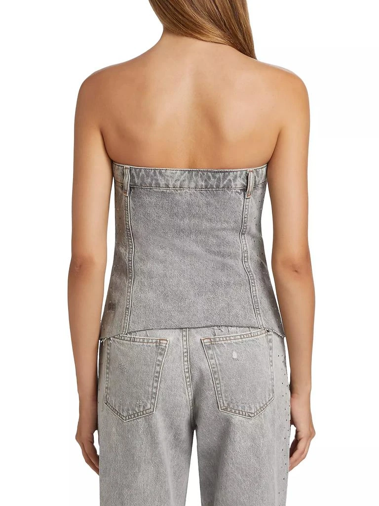 Ksubi Retro Dime Krystal Bustier Top 5