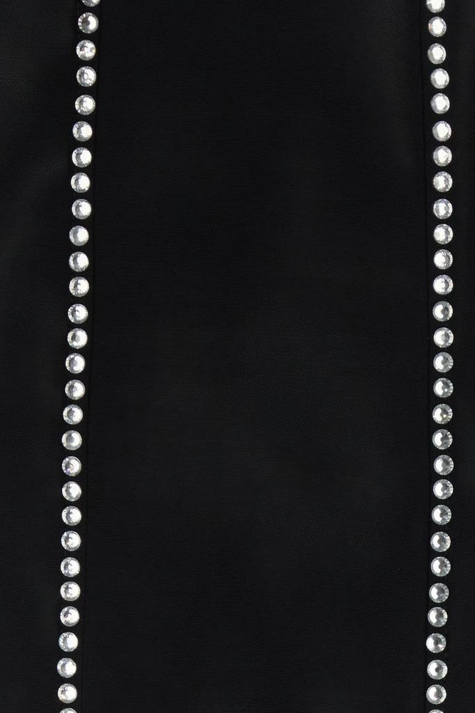 OSEREE Black stretch tulle dress 3