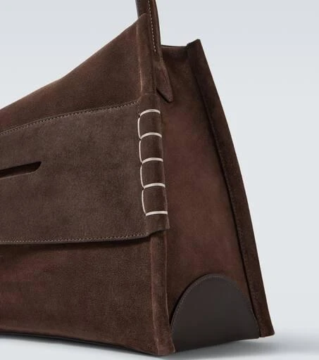 JW Anderson Loafer Large suede shoulder bag 6