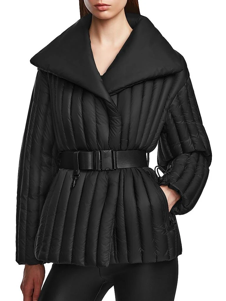 RUDSAK Ines T Quilted Down Shawl-Collar Jacket 6
