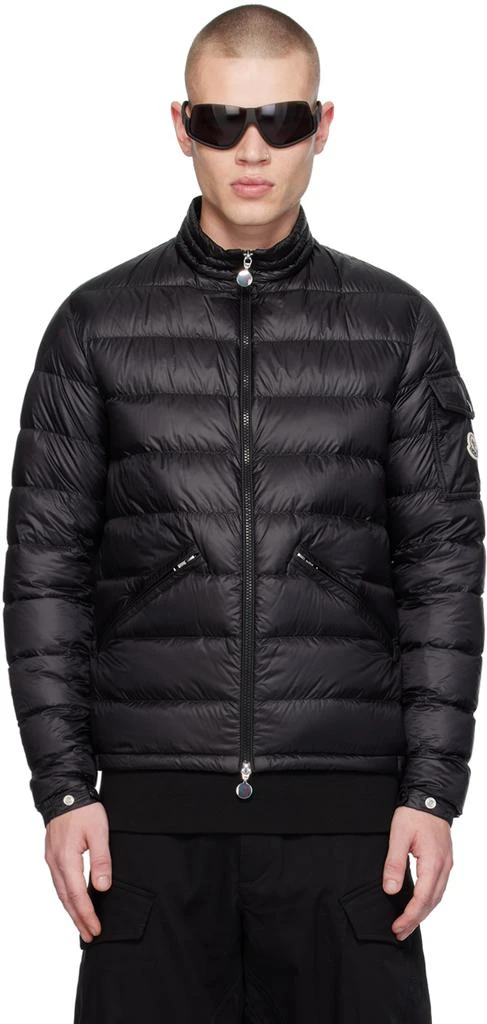 Moncler Black Agay Down Jacket 1