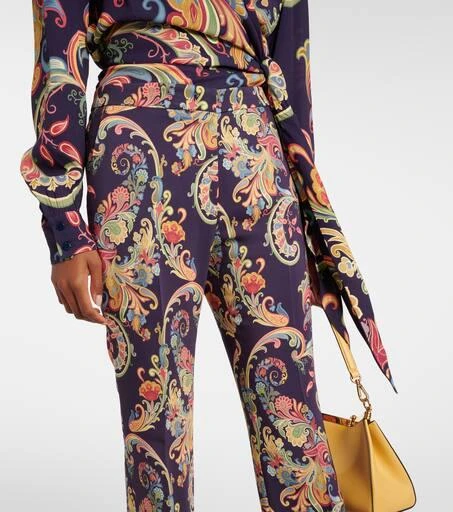 ETRO Paisley high-rise flared pants 4