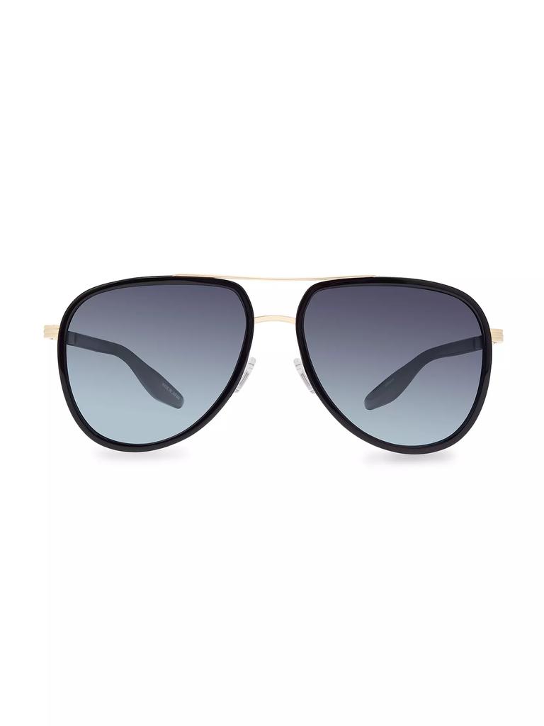 Barton Perreira Cani 58MM Aviator Sunglasses
