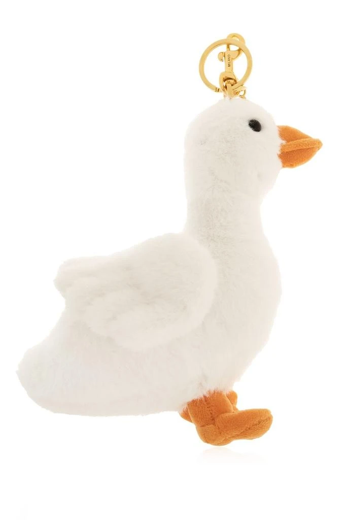 Moschino Moschino Duck-Charm Logo Detailed Keyring