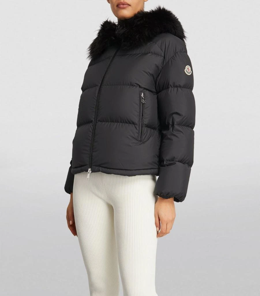 Moncler Fur-Trim Mino Puffer Jacket 3
