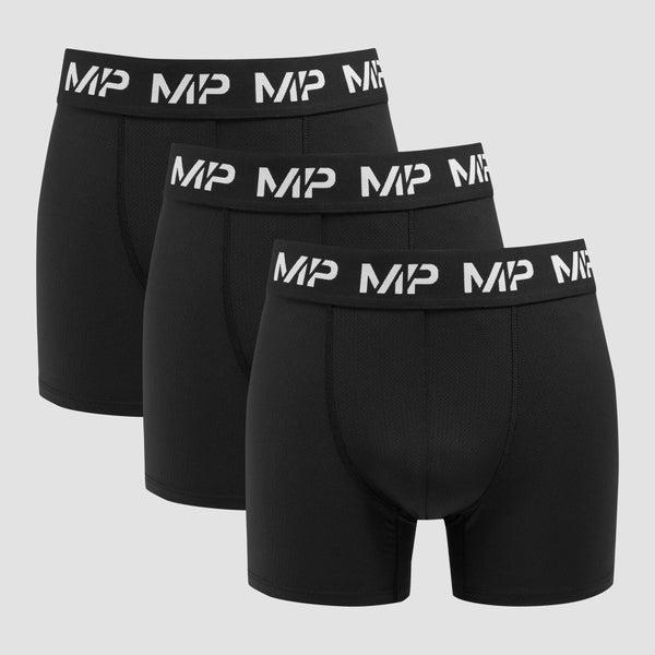 MP MP Men's Technical Boxers (3 Pack) - Black