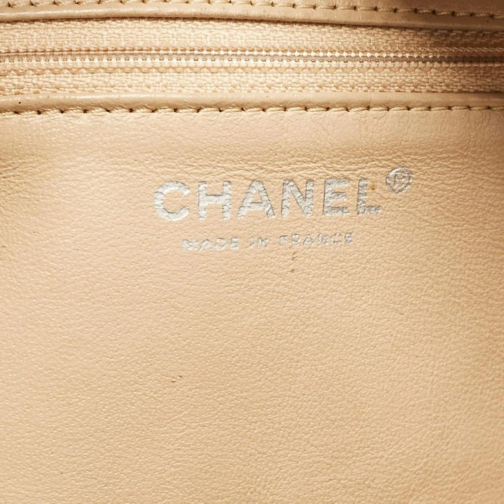 Chanel Chanel Bronze Leather Medium Chain Trim Luxe Ligne Bowler Bag 11
