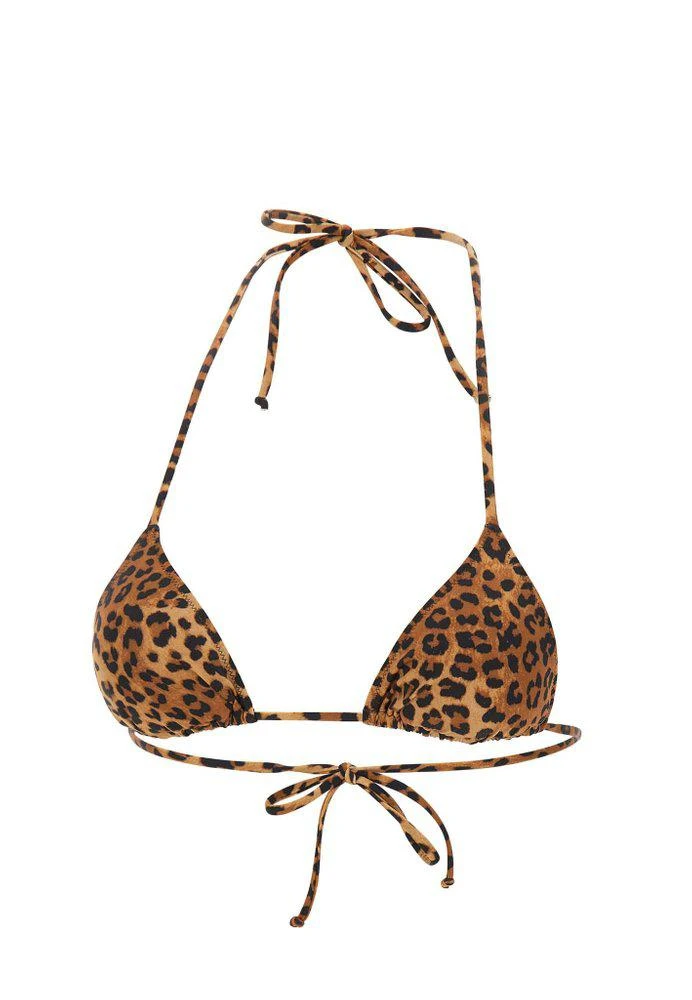 Mc2 Saint Barth Mc2 Saint Barth Leah Animal Triangle Bikini Top