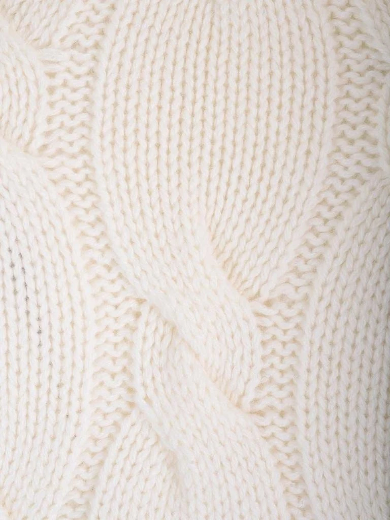 BARBA Barba Roll-Neck Cable Knit Jumper 4