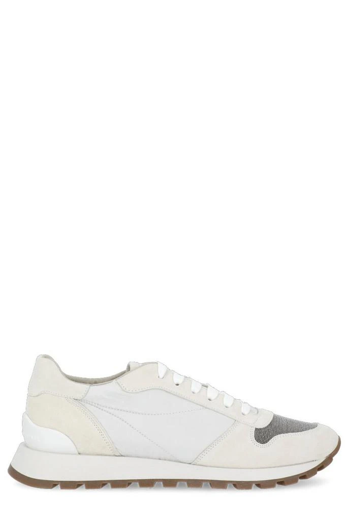 Brunello Cucinelli Brunello Cucinelli Panelled Low-Top Sneakers 1
