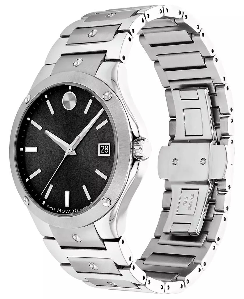 Movado Men's Swiss SE Stainless Steel Bracelet Watch 41mm 2