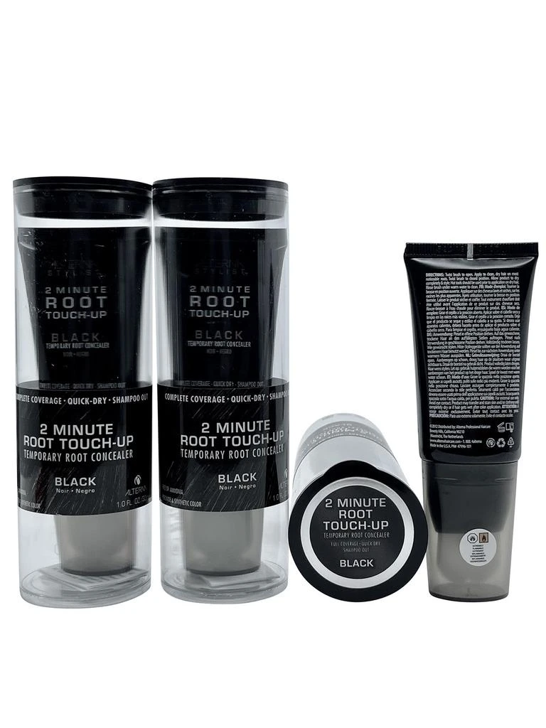 ALTERNA Stylist 2 Minute Root Touch Up Temporary Root Concealer Black 1 OZ 3 pk 2