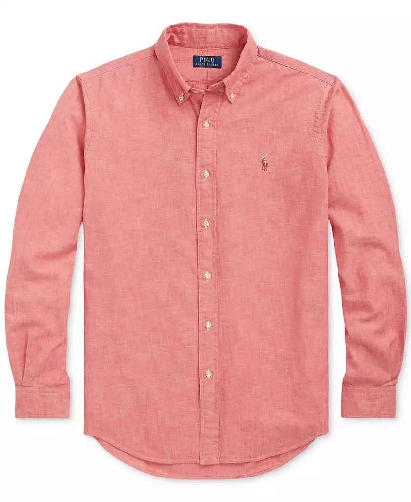 Ralph Lauren Men
s Classic-Fit Indigo Chambray Shirt 5