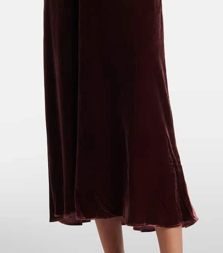 knee length dresses for ladies Clarice Linen Midi Dress in Cream