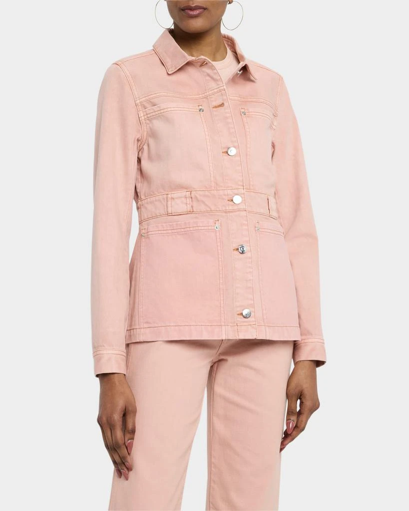 VERONICA BEARD Marvin Denim Utility Jacket 4