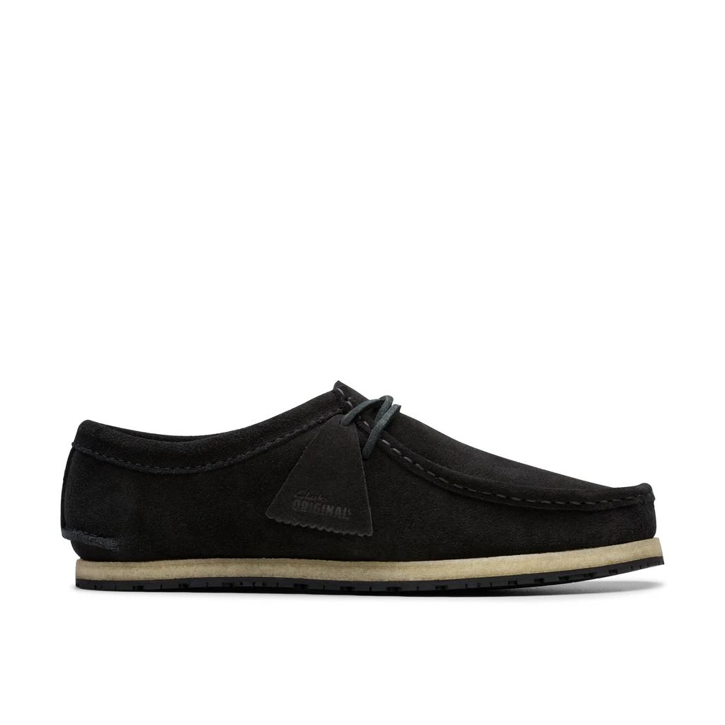 Clarks Godney Lace in Black Suede