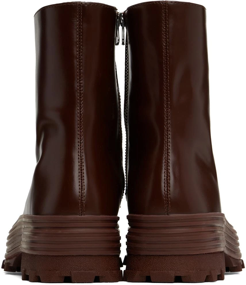 CAMPERLAB Burgundy Traktori Boots 2