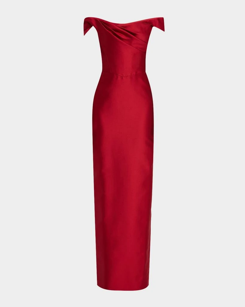 Shop Draped Off-The-Shoulder Column Gown on Sale at BeyondStyle  Get 60%  Off Draped Off-The-Shoulder Column Gown with Limited-Time Flash Deals,  Exclusive Discounts, and Special Offers. Enjoy Unbeatable Savings on Draped  Off-The-Shoulder
