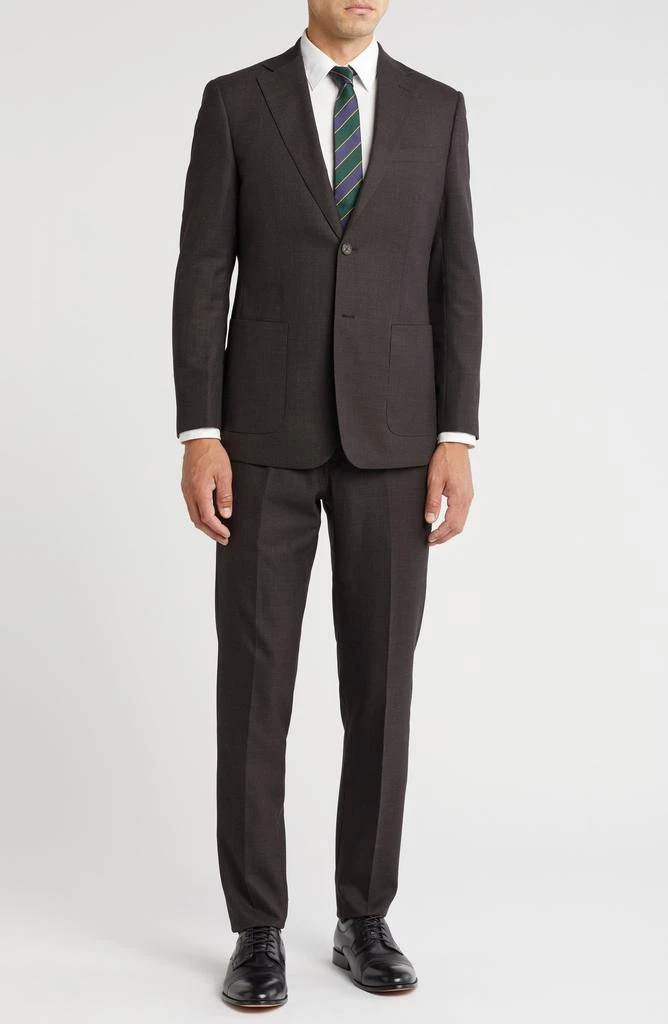 English Laundry Notch Lapel Wool Blend Two-Piece Suit