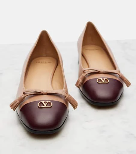 Valentino Valet Du Roi leather ballet flats 5