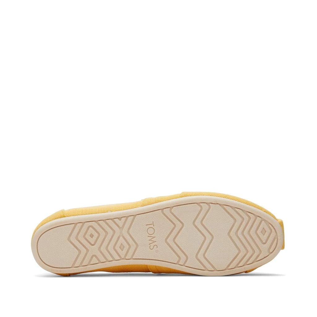 TOMS Shoes Classic Alpargata Pineapple Yellow Heritage Canvas 5