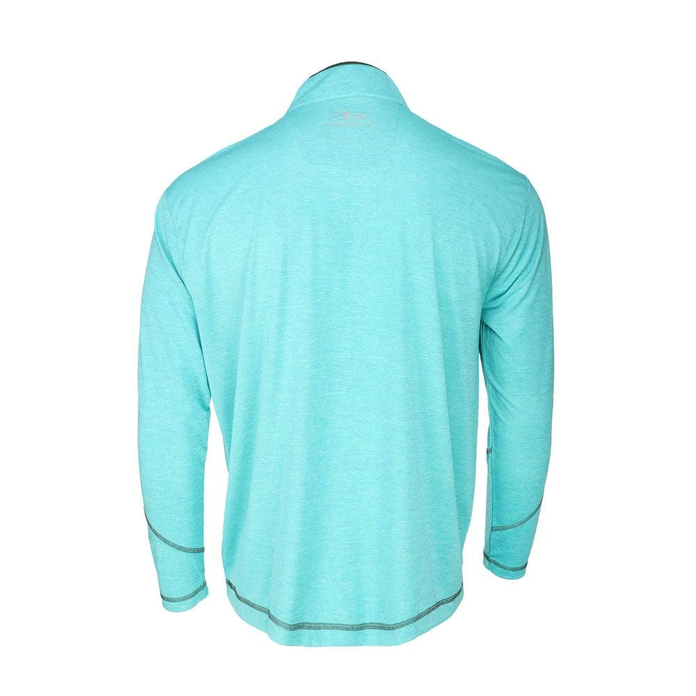 Page & Tuttle Heather Mock Neck Quarter-Zip Pullover 2