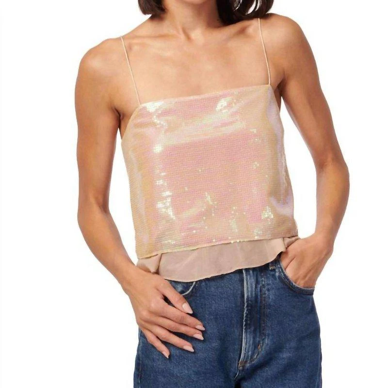 Cami NYC Jojo Cami Top In Opal Sequin 2