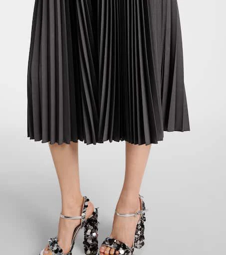 Dolce 
Gabbana Plissé midi skirt 5