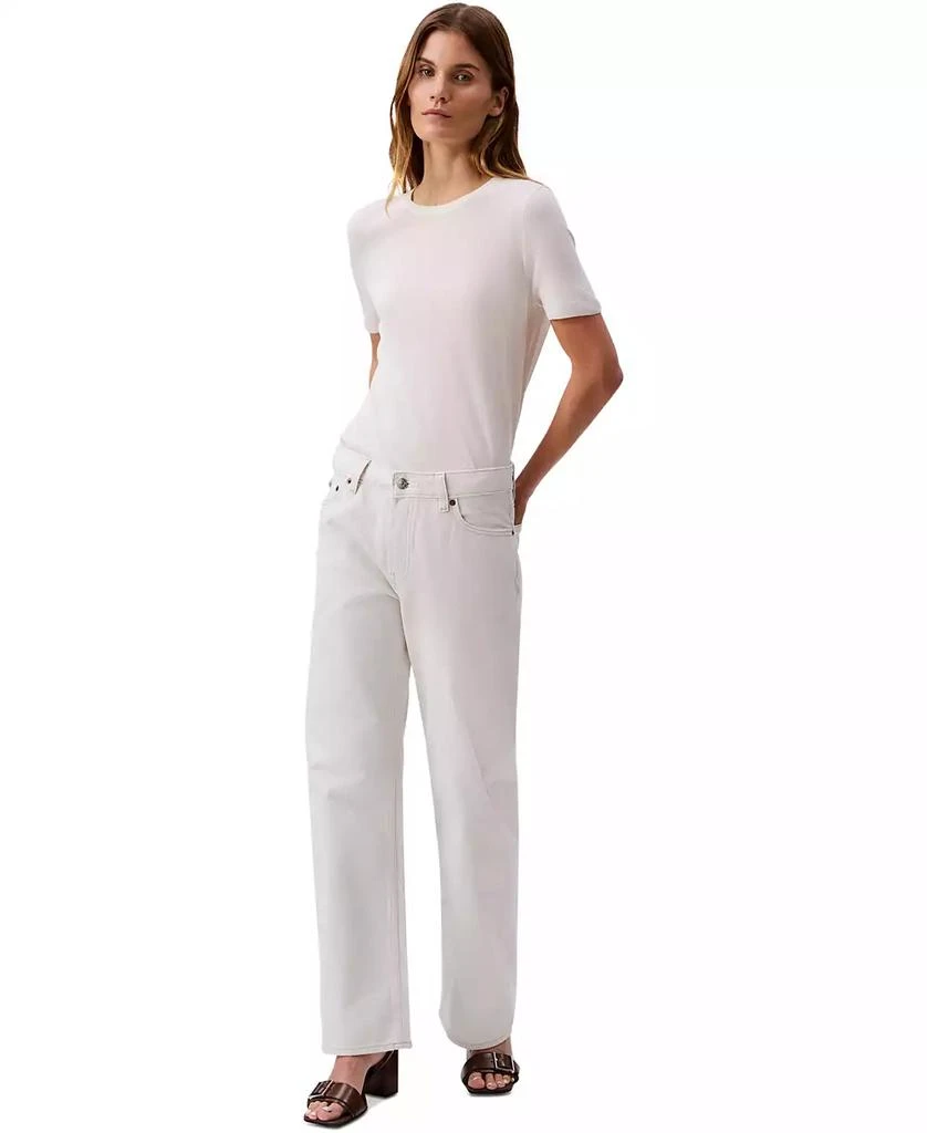 Calvin Klein Women's 90s Straight-Leg Rigid Jeans 1