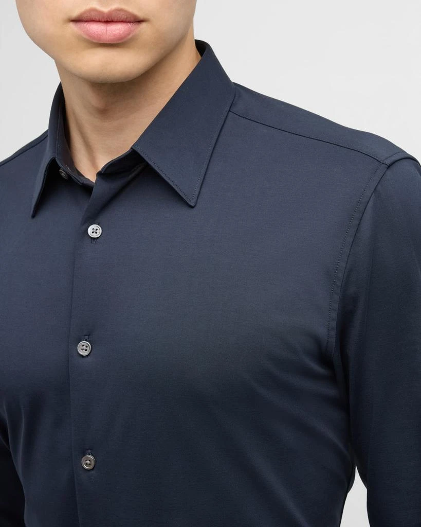 Theory Men's Sylvain Shirt in Structure Knit 6