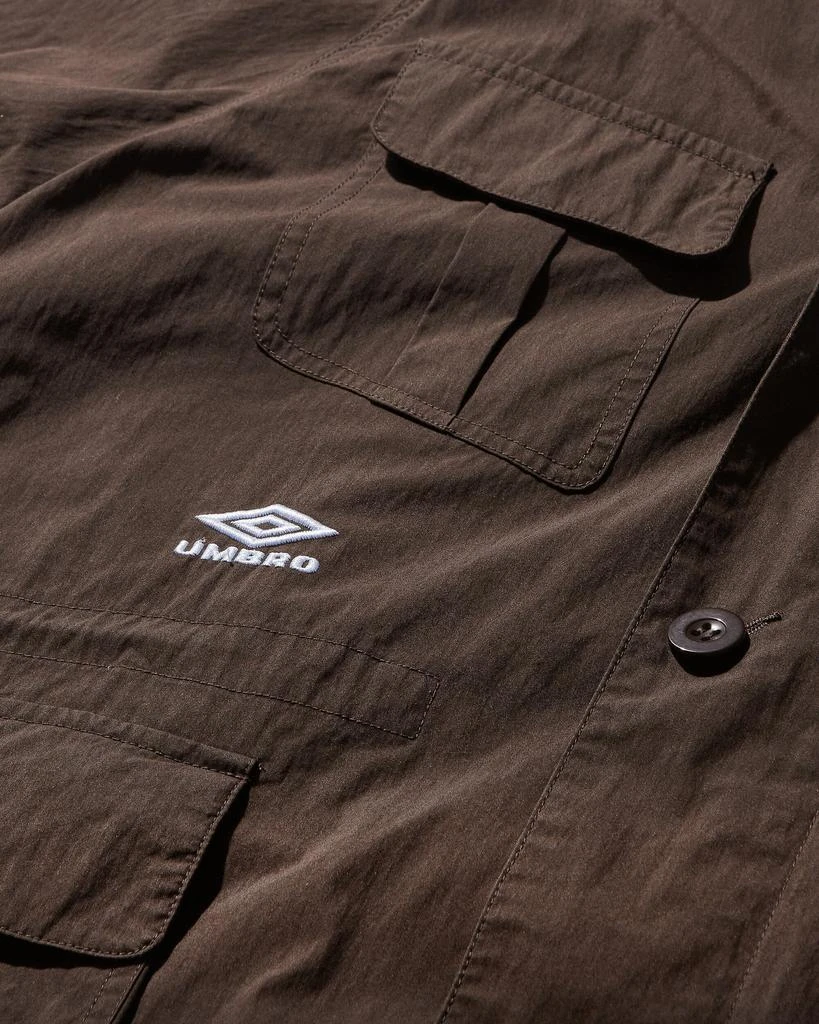 Umbro Men's Masked Field Jacket Dark Brown 4