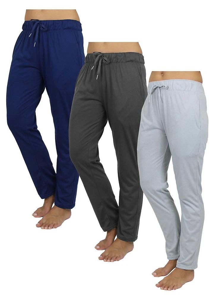 Galaxy By Harvic Galaxy By Harvic Women's Loose Fit Classic Lounge Pants-3 Pack 1