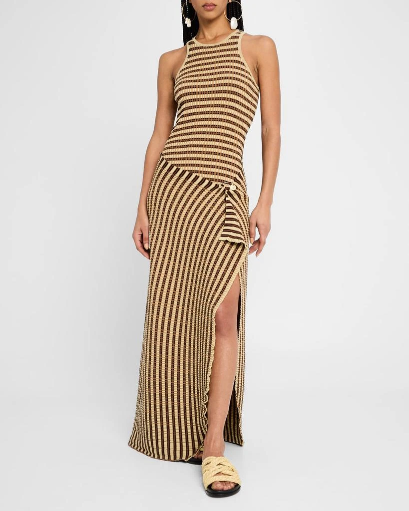 Nanushka Aliki Sleeveless Wrap Dress 2