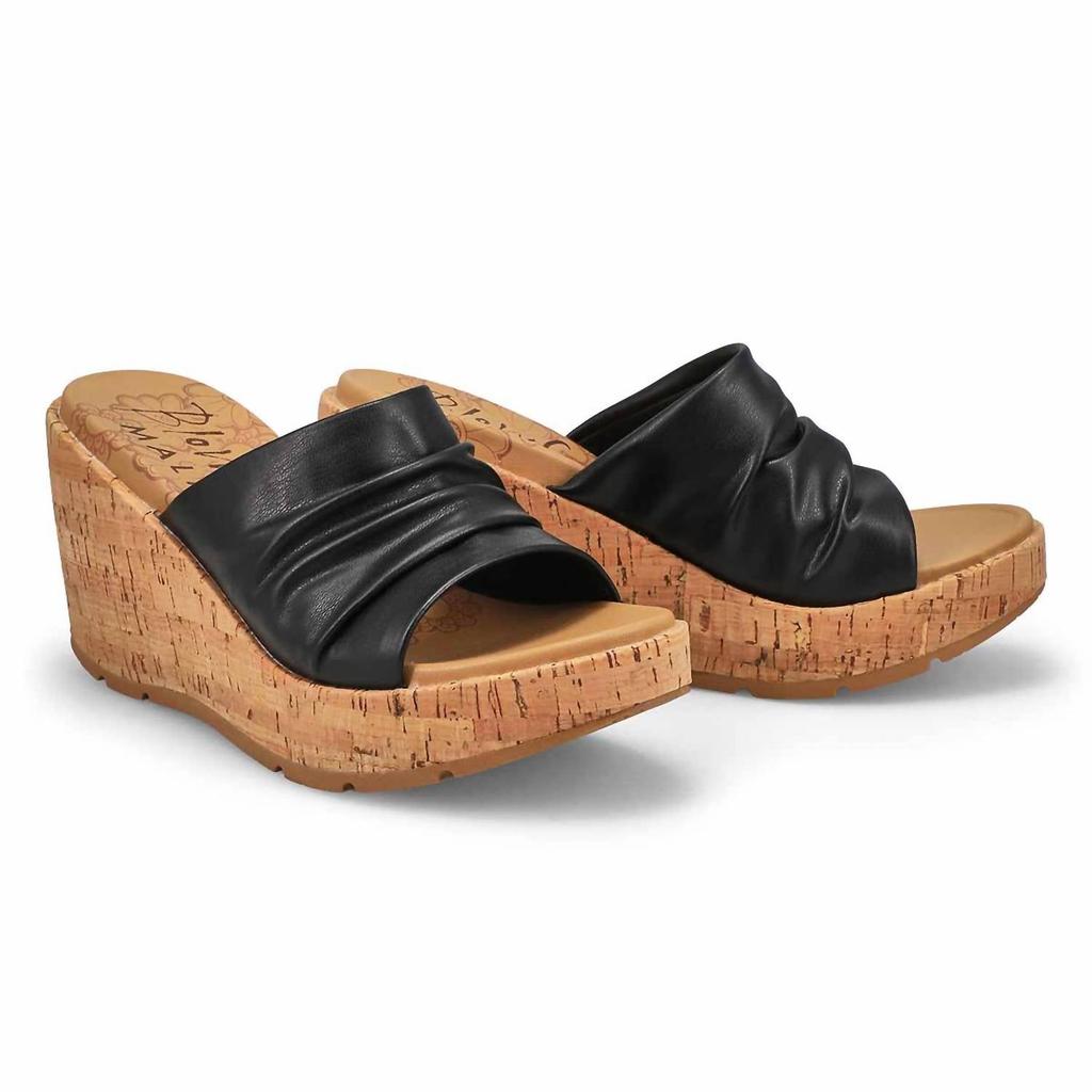 Blowfish Women's Boynton Wedges In Black Far Out