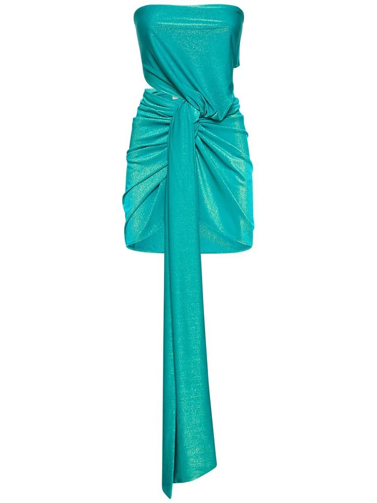 knee length dresses for ladies Equatorial Guinea Baobab Tree Off Shoulder Short Dress