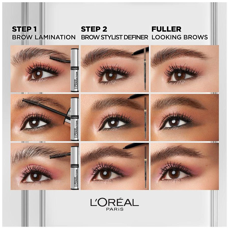 L'Oreal Paris Up To 24H Wear Brow Lamination, Long Lasting, No Stick, Sweat Resistant 6