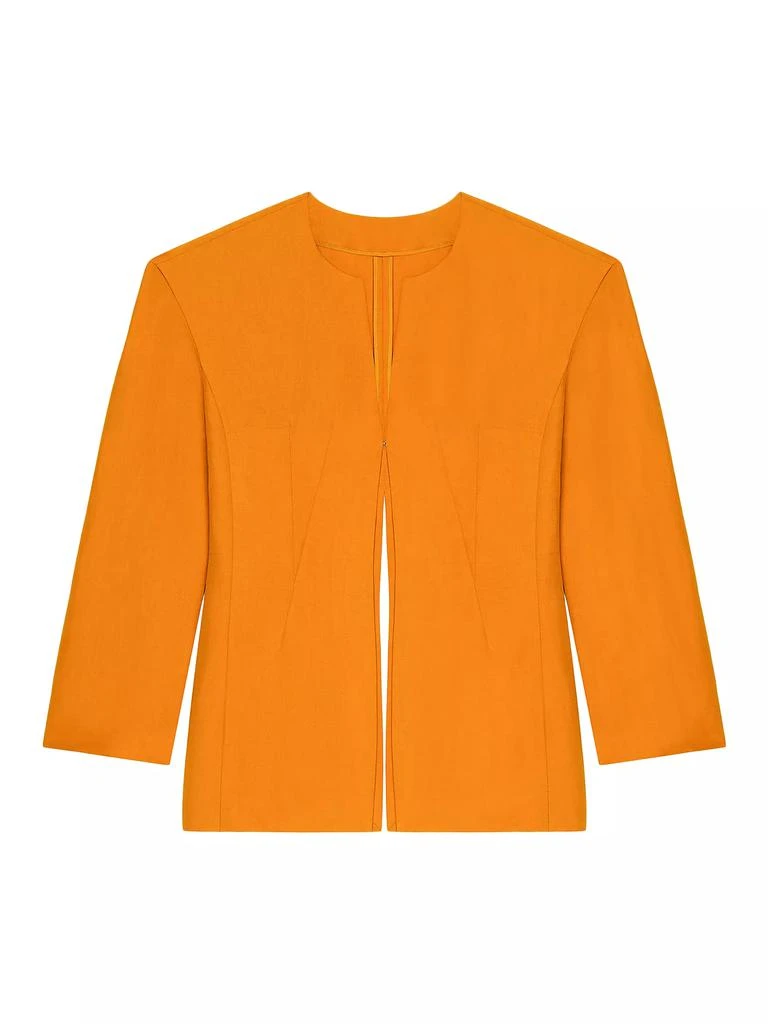 Givenchy Shirt in Linen and Silk with 4G Detail 1