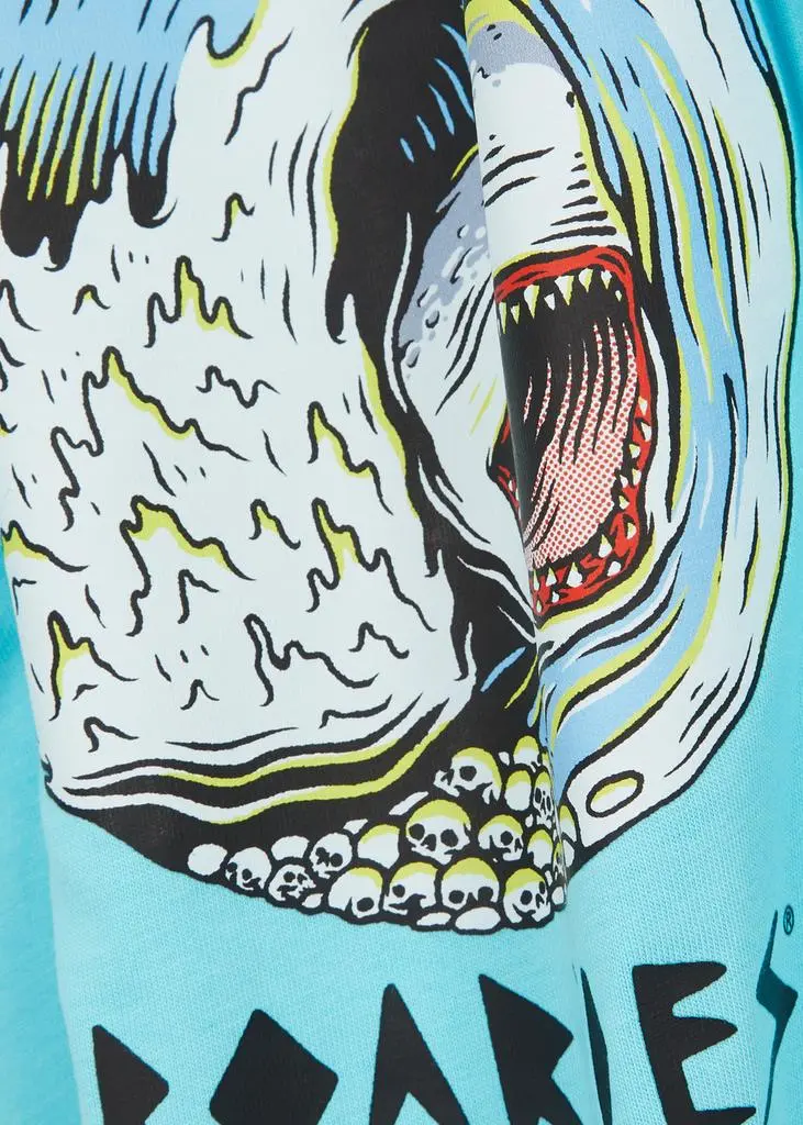 BOARDIES KIDS Sharky Waters printed cotton T-shirt  3
