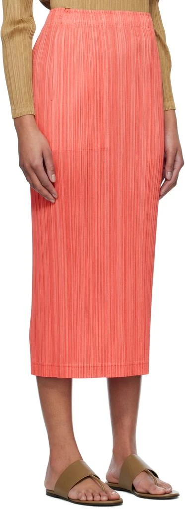 Pleats Please Pink Thicker Bottoms 1 Midi Skirt 2