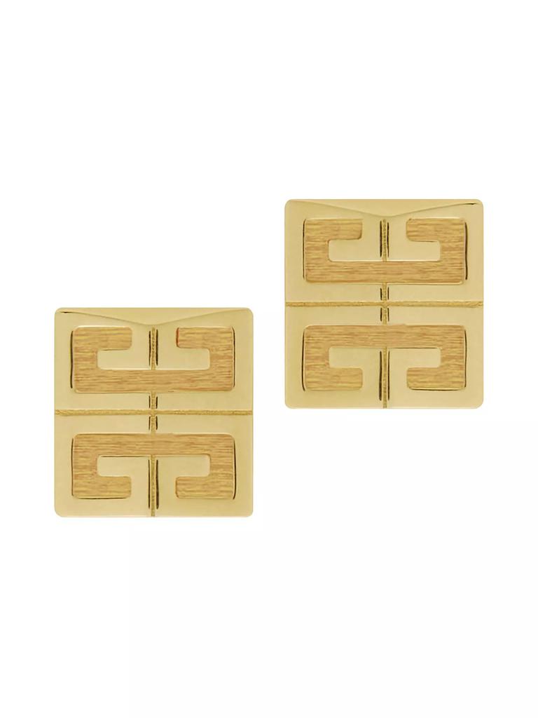 Givenchy 4G Silvery Stud Earrings - Fashion Accessories